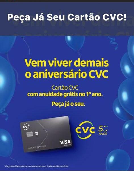 CARTÃO DE CRÉDITO CVC