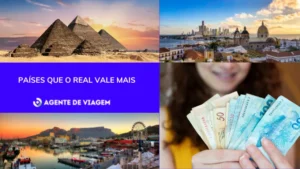 Países que a moeda (REAL) local vale mais