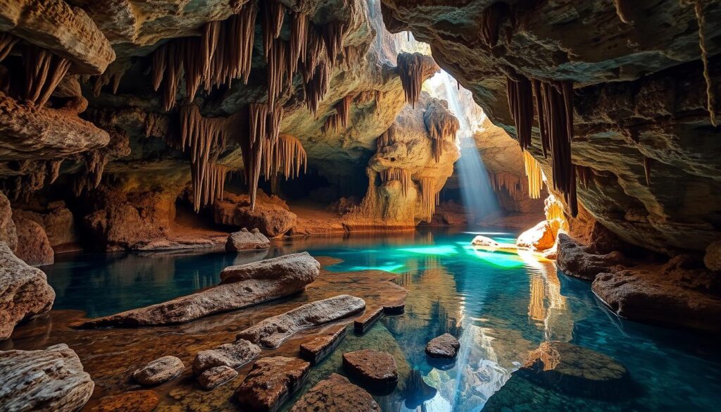 As Cavernas naturais mais fascinantes criadas pelo tempo e água