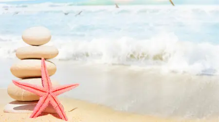 benefícios da praia e da água do mar