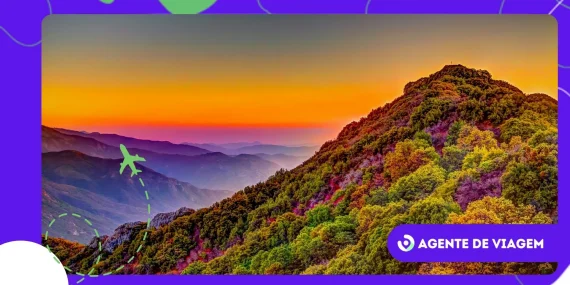 Explore regiões de montanhas coloridas além das mais conhecidas